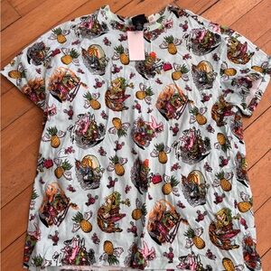 Unbranded Sponge Bob  Mint Graphic Tee